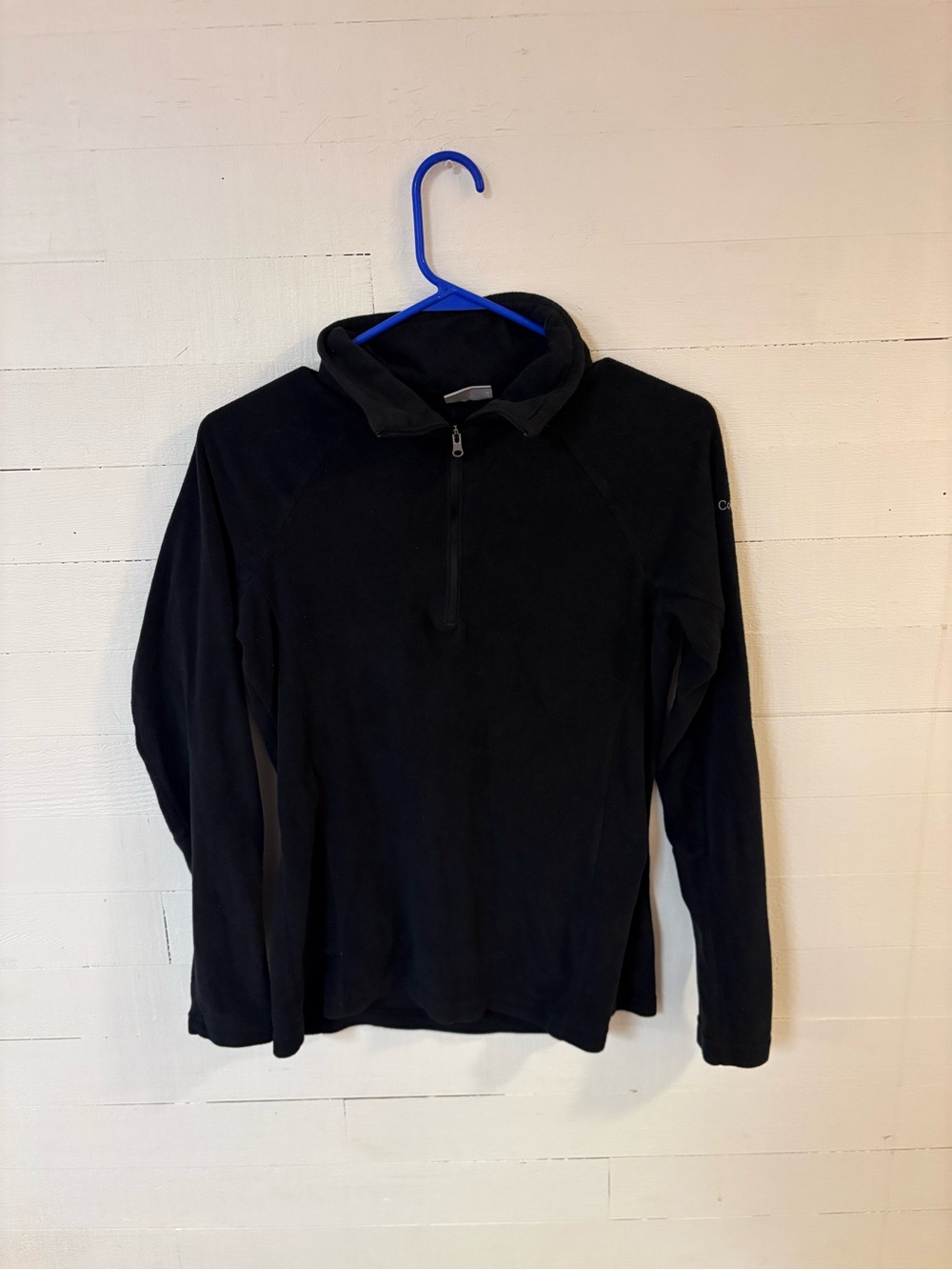 Columbia Women’s Medium Black Half Zip Fleece Pullover